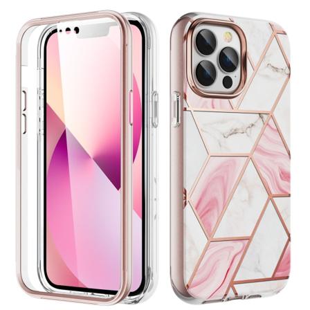 (marmor) Slank beskyttende deksel til iPhone 13 Pro (6.1'')