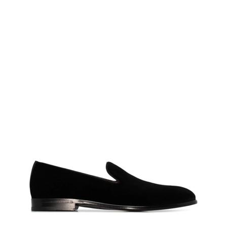 Dolce & Gabbana Loafers Sort, Herre, Størrelse: 42 1/2 EU