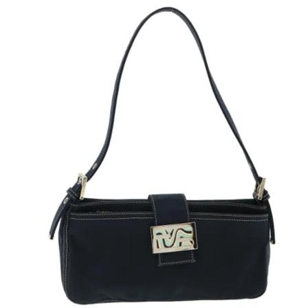 Fendi Vintage Pre-owned Canvas fendi-Tass , Blauw , Dames , Maat: ONE Size Vintage Tassen
