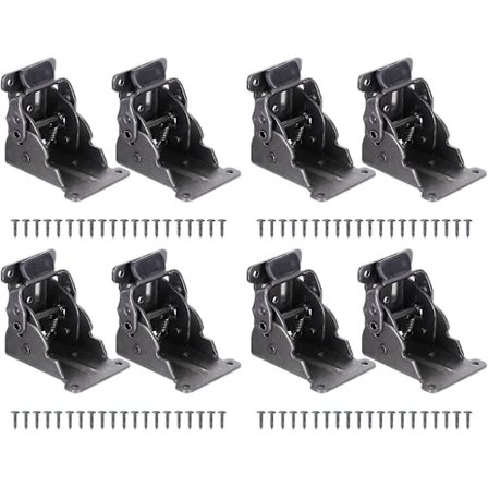 Hyldeknægte Kraftig 8 stk 90 Graders Selvlåsende Hængsler Til Bordben Selvlåsende Foldehængsel 90 Graders Selvlåsende Hængsel