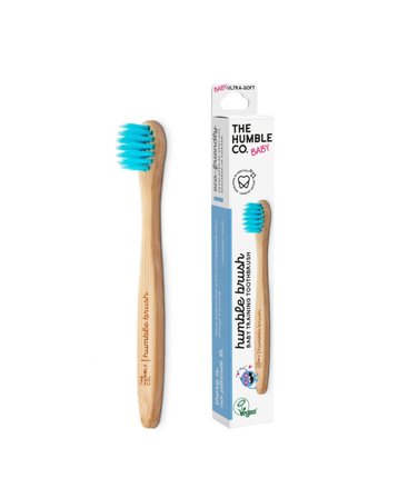 The Humble Co. - Eco-friendly Bamboo Toothbrush - Humble Brush Baby Ultrasoft Blue