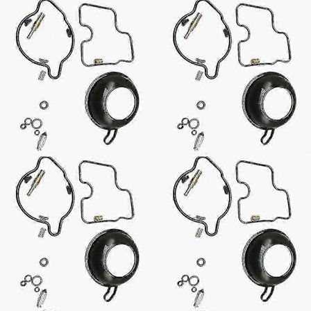 Yhteensopiva Honda CB600F CB 600 F 1998-2006 moottoripyörän kaasuttimen korjaussarja