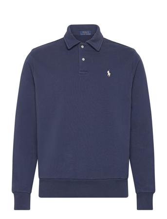 Polo Ralph Lauren Loopback Fleece Collared Sweatshirt Marinblå