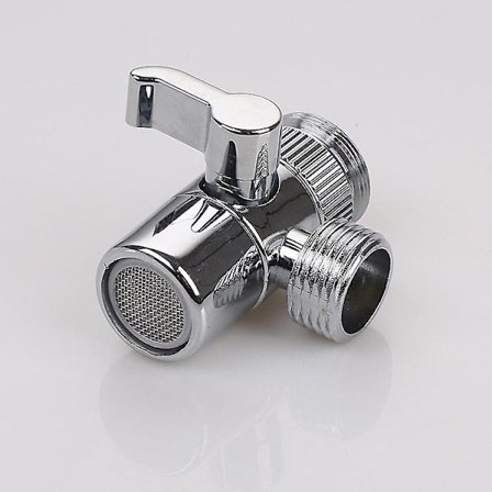 Vaskhanehane-omdirigeringsventil Messinghane-adaptersplitter til køkken- eller badeværelsesvaskhane eller håndholdt brusehoved