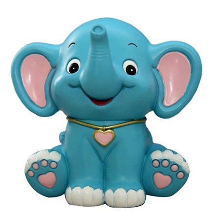 Tegneserie Baby Elephant Sparebøsse Resin Myntbank Penger Bank Barn Bursdagsgaver Xxfe