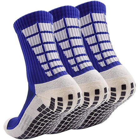 3 par skridsikre hospitalsokker, skridsikre skridsikre hjemmesko hospitalssokker med greb til voksne Mænd Kvinder Ældre