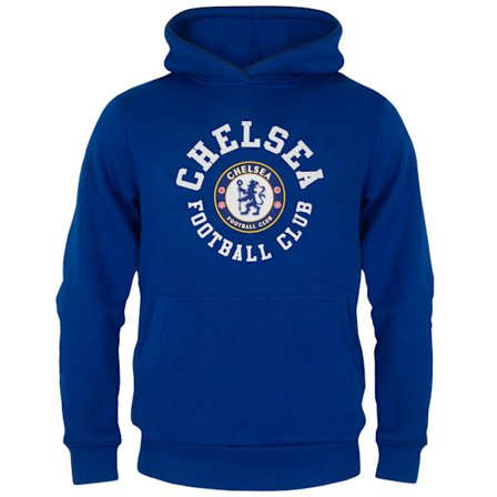 Chelsea FC Pojkar Grafisk Fleece Hoodie 6-7 År Royalblå