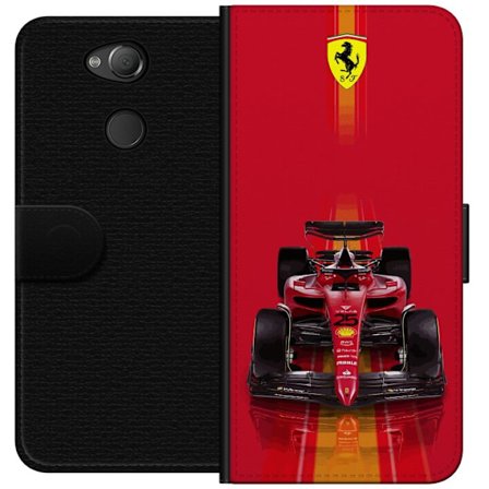 Kompatibelt Plånboksfodral till Sony Sony Xperia XA2 Ferrari Formel 1-bil i ikonisk röd design med sportig precision