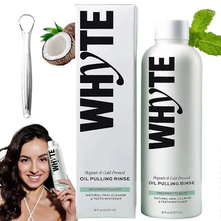 Lugna tandkött och fräscha upp andedräkten naturligt | Herbal munskölj med eteriska oljor | Alkoholfri, fluoridfri munvatten | Växtbaserad munvård | 