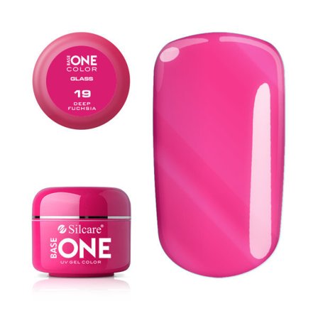 Base one - Color - Deep fuchsia 5g UV-gel (Transparent)