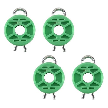 4 x set Främre Elektrisk Fönsterhiss Regulator Guide Rulle För Saab 9-5 9-3 900