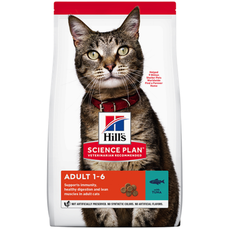 Hills Science Plan - Hills Science Plan Feline Adult Optimal Care Tuna - Dry Cat Food 7 kg - Katt - Kattefôr & kattemat - Tørrfôr for katt - ZOO.no