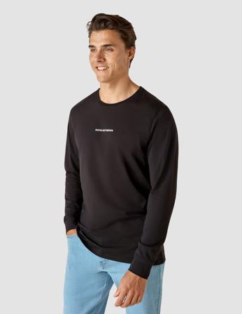 SHAPING NEW TOMORROW Long-Sleeved T-shirt Man's - Black - XXX-Large