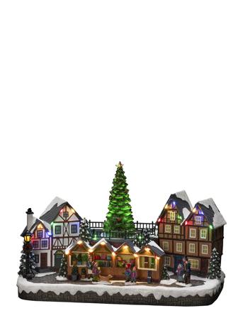 Mekanisk Julmarknad Led Home Decoration Christmas Decoration Christmas Accessories Multi/mønstret Konstsmide