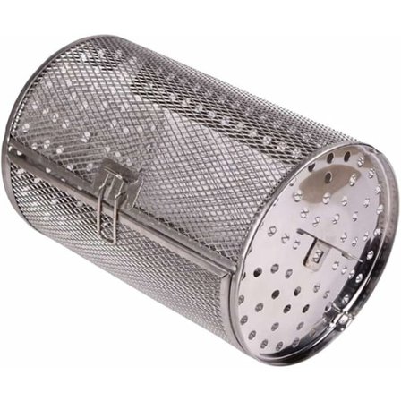 Rostningskorg i rostfritt stål Korg Ugn Elektrisk Ugn Bakplåt Grill Rotisserie Trumma Airfryer Tillbehör för Jordnötter Nötter Mandlar Bakning (Sil