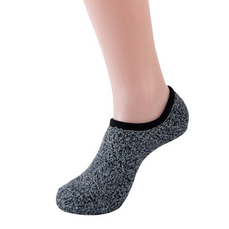 Naisten lattiasukat Nilkkasukat TUMMANHARMAA