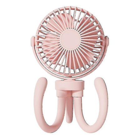 Personlig blæksprutte-ventilator, håndholdt ventilator, genopladelig klapvognsventilator til varme somre