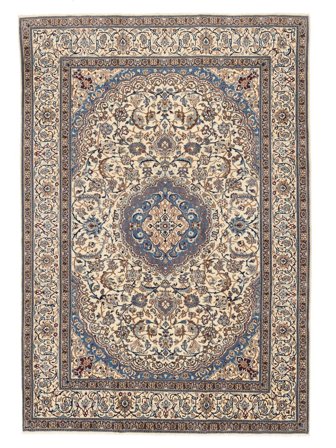 Nain Matot 246X355 Ruskea/Beige Villa, Persia