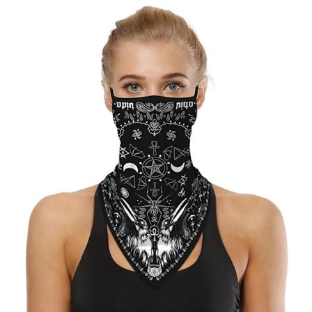 Ansiktsscarf Bandana Baklava Multifunktionsscarfs Skidscarf Tvättbar