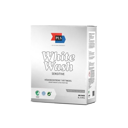PLS Tvättmedel White sensitive 8,55kg - Lyreco - Städ och hygien - Tvättmedel och klädvård - Tvättmedel