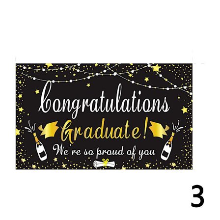 Graduation Season Banner Graduationsdekorationer B3 3
