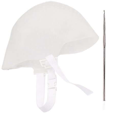 Värjäyshatut hiusten värjäykseen Uudelleenkäytettävä salonkihattu 30x25x1cm valkoinen 2 sarjaa