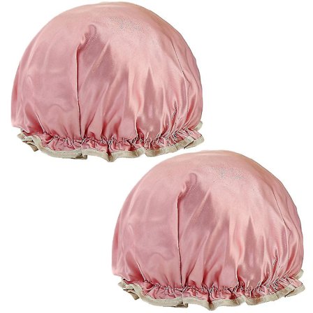 Duschmössa för kvinnor, fodrad duschmössa, maskintvättbar, present