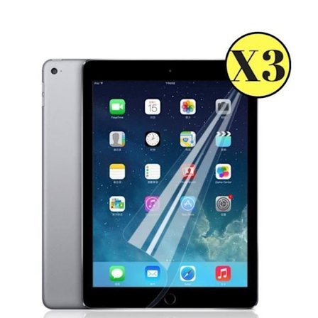 Films skydd - Phonillico - iPad AIR 1/2 - 5e/6e generation - Repellerar repor - 3-pack