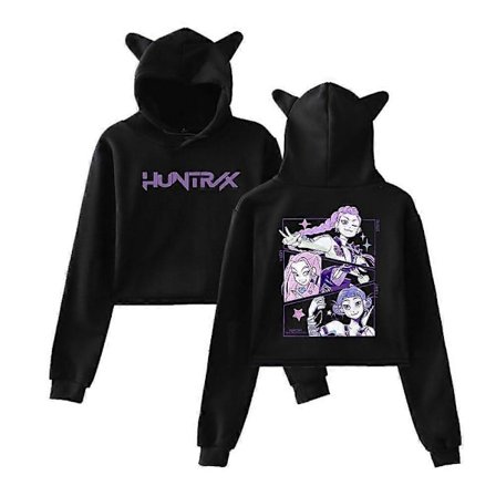 KPop Demon Hunters Genser Hettegenser Topp for Kvinner 04 _a