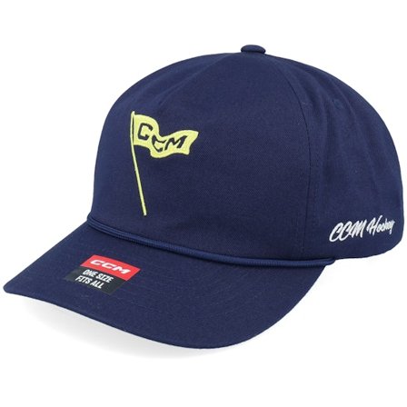 CCM - Blau Cap - Golf Cap Ad Classic Navy A-Frame Adjustable @ Hatstore