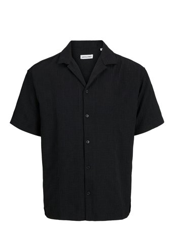 Jjematteo Resort Shirt Ss Sn Black Jack & J S