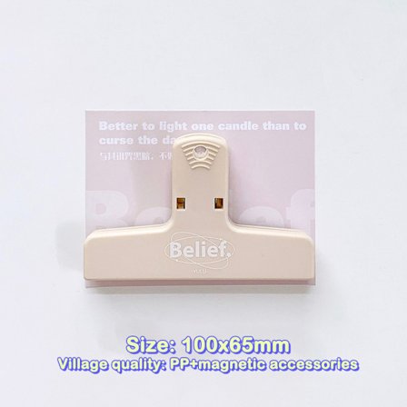 Enkel stil multifunksjonell magnetisk klips Memo-mappe med Han