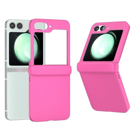 SKALO Samsung Z Flip6 Ultrathin Skin-touch Fold Suojakuori - Pinkki