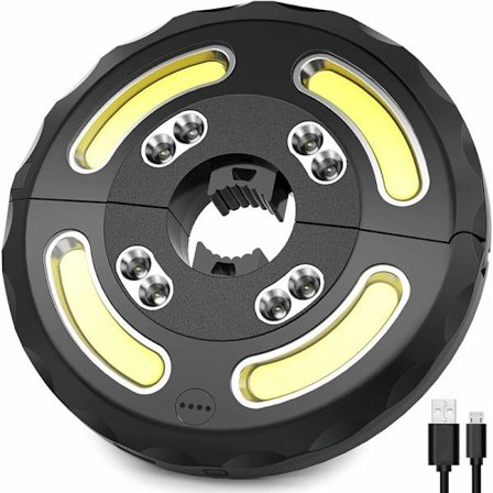 Genopladelig Parasollampe, Parasol Lys med 3 Tilstande Lysstyrke Parasol Led Lys til Parasol, Terrasse, Have, Stor Paraply