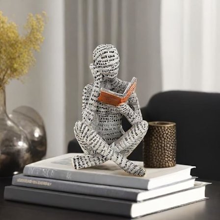 Teksturerede tekstlæserindretning - Soveværelse/skrivebord/kontor boligindretning