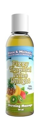 Fizzy Tropical Wine Delight Värmande massageolja 50 ml