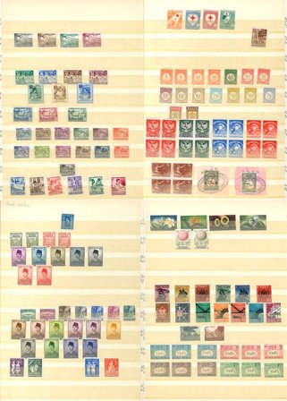 Indonesien og El Salvador - Samling i 1 indstiksbog - Ubrugt