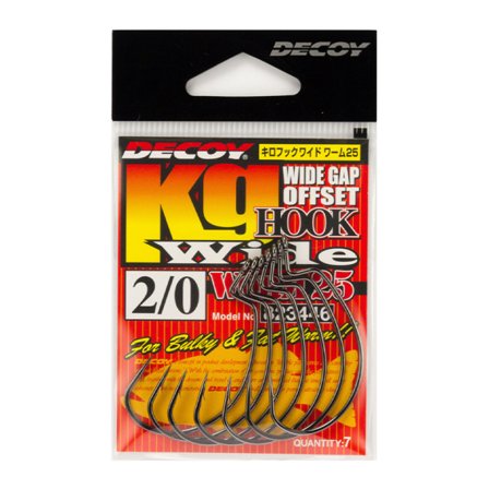 Decoy Worm 25kg Hook Wide, #2/0
