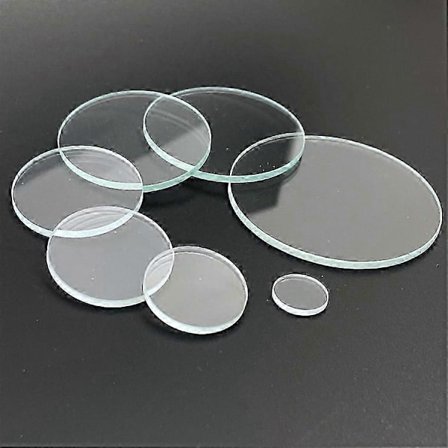 205mm 24mm 29mm 45mm 47mm 50mm 51mm 52mm 55mm 58mm 59mm 60mm 65mm 75 Pyöreä litteä lasilinssi taskulampulle Otsalamppu Pyöränvalo 18mm x 1.5mm