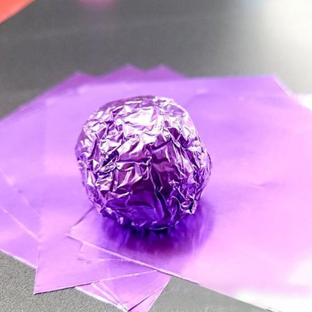 100st Folie Godis Paket Papper Choklad Aluminium Godis Socker