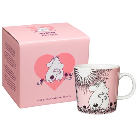 Moomin arabia Rakkaus 30 muki 30 cl, lahjapakkaus