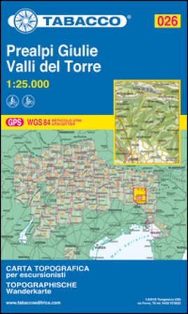 Prealpi Giulie. Valli del Torre 1:25.000 NA