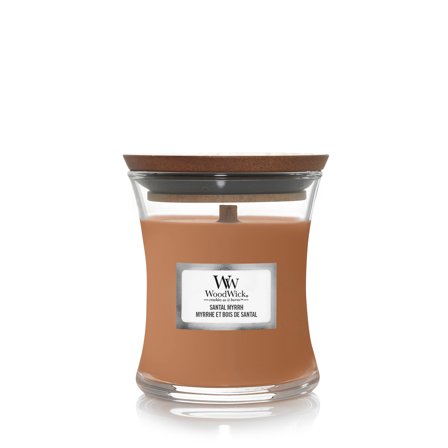 Woodwick Hourglass Candles Santal Myrrh 85g - Candela Profumata