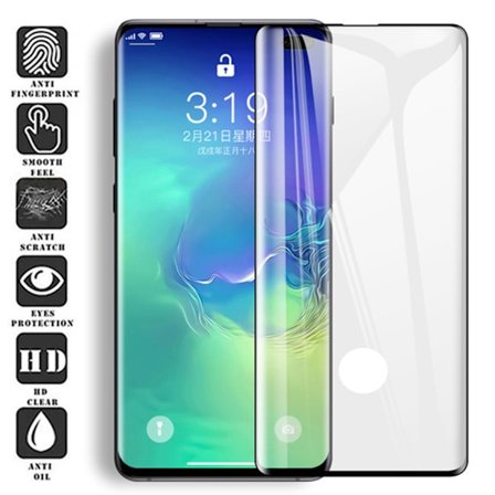 Full-Glue Sk rmskydd fr n HuTech f r Samsung Galaxy S10 Plus