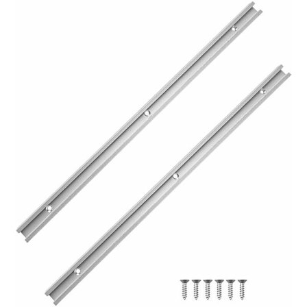 T-spor Miter spor, 2 stk. T-spor Miter spor, Aluminium T-spor, Aluminiumlegering T-spor, Aluminiumlegering T-spor, T-spor skinne, T-spor Miter spor, T