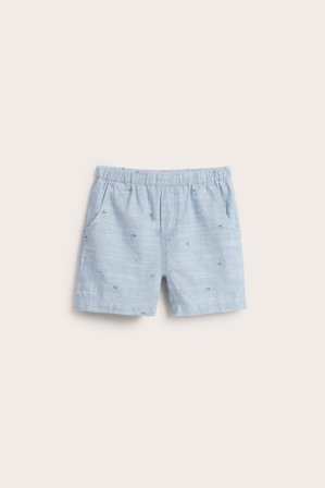 Newbie | Hvalmønstret shorts | Lyseblå
