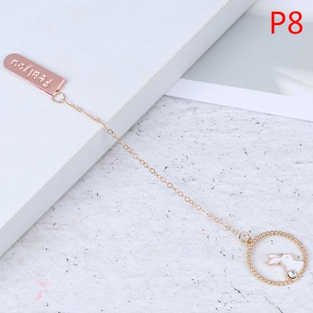 1PC Bokmärken Hänge Bokmärken Metall Bokmärke Skolan Offic