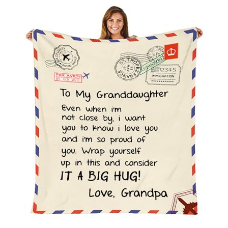 Amazon kuvertfilt nu tillverkad i tysk familjebrev korallfleece flanell meddelandebrev omslagsfilt tryck