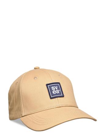 Svea Sporty Cap Accessories Headwear Caps Beige Svea