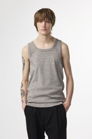 NN.07 Mick Tanktop Herren Braun Bio-Baumwolle
